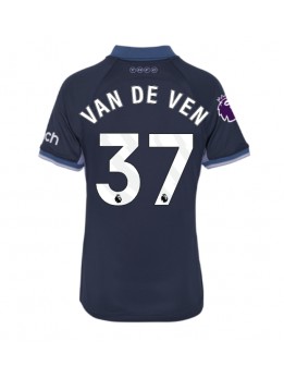 Billige Tottenham Hotspur Micky van de Ven #37 Bortedrakt Dame 2023-24 Kortermet